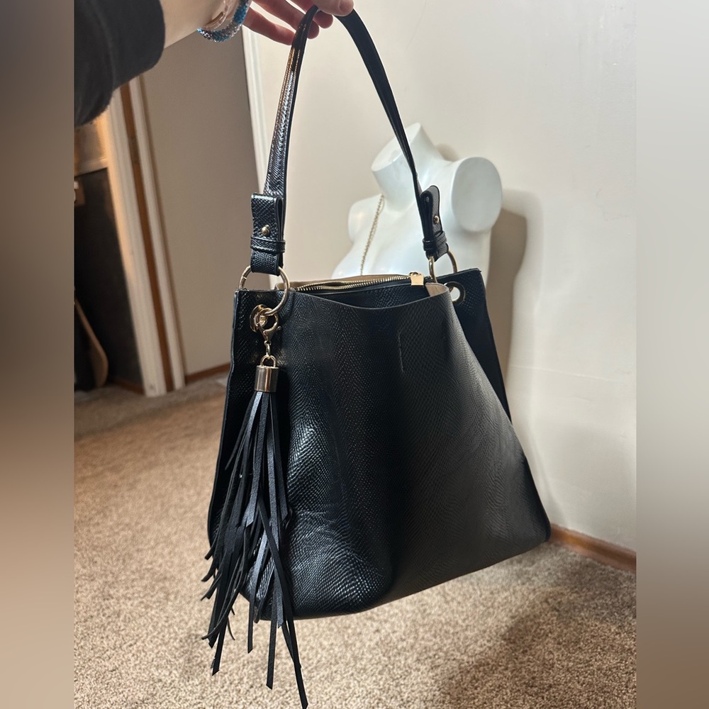 Black travel bag